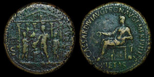 Roman Empire - Gaius (Caligula) - Sestertius