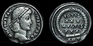 Roman Empire - Constantius II -  AR Siliqua