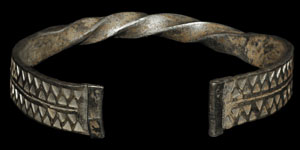 Viking - Silver Part-Twist Bracelet