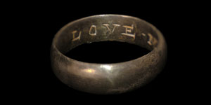 Post Medieval - Silver-Gilt Posy Ring - LOVE ME ONLI