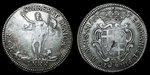 Malta - Emmanuel Pintom - 1768 - 2 Scudi