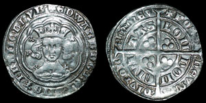 English Medieval - Edward III - Pre Treaty Series Gb - Groat - London