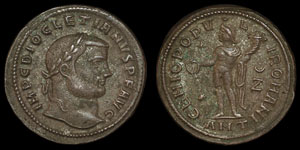 Roman Empire - Diocletian - Ae Follis