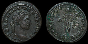 Roman Empire - Constantius I - AE Follis