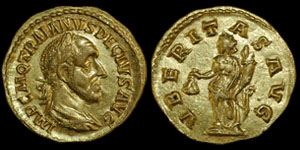 Roman Empire - Trajan Decius - Aureus