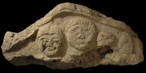 Celtic Iron Age - Stone Tympanum and Pediment