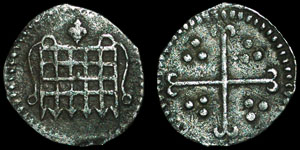 English Stuart - James I - First Coinage - Halfpenny