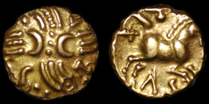 British Celtic - Catuvellauni - Tasciovanus - Quarter Stater