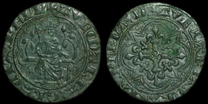 Medieval France - Enthroned Jeton