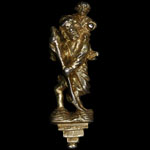 English 17th Century - Silver Gilt St Christopher Pendant