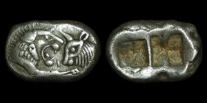 Greece - Lydia - Sardis - King Croesus or King Darios - Half Stater/Siglos