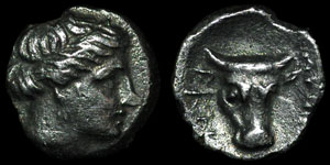 Greece - Caria - Knidos - Autonomous - AR Diobol
