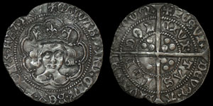 English Medieval - Edward IV - Second Reign - Groat - London