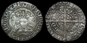 English Medieval - Henry V - Halfgroat - London