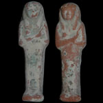 Egypt - Two Clay  Shabtis