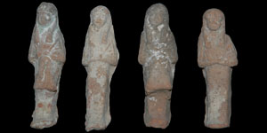 Egypt - Four Clay Shabtis