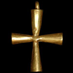 Byzantine - Gold Pendant Cross