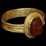 Roman - Gold Ring with Intaglio Gemstone