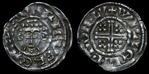 English Medieval - John - Short Cross Penny - London - Willelm T