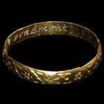 English 17th Century - Gold Posy Ring