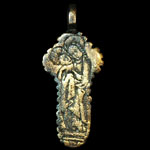 English Medieval - Gilt Engraved Reliquary Cross