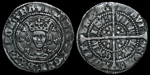 English Medieval - Henry VI - Annulet - Halfgroat - Calais