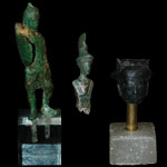 Roman - Statuette of a Soldier with Female Head and Bust of Minerva