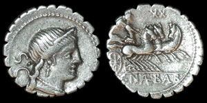 Roman Republic - C. Naevius Balbus - Denarius