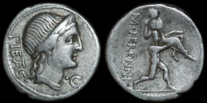 Roman Republic - M. Herennius - Denarius