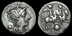 Roman Republic - T. Quinctius Flamininus - Denarius