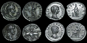 Roman Empire - Four Denarii