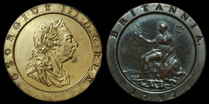 British Milled - George III - 1797 - 