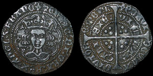 English Medieval - Henry VI - Annulet - Groat - Calais