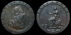 British Milled - George III - 1797 - 