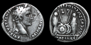 Augustus - Gaius and Lucius - Denarius
