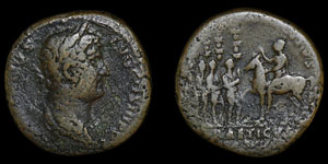 Hadrian - Exercitus Praeticus - Sestertius