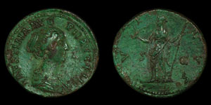 Faustina II - Venus - Sestertius