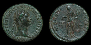 Domitian - Moneta - As