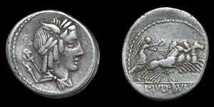 L. Julius Bursio - Denarius