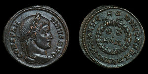 Constantine I - Wreath - AE3