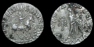 Indo-Scythian - Azes I - Tetradrachm