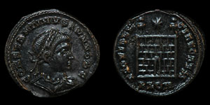 Constantine II - Camp Gate - AE3