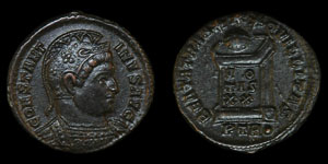 Constantine I - Altar - Follis