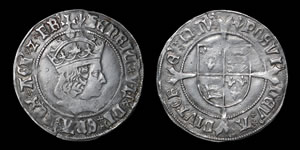 English Tudor - Henry VII - Profile Groat