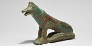 Bronze Dog Figurine