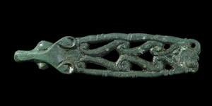 English Anglo-Saxon - Zoomorphic Openwork Strap End