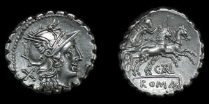 C Juventius Thalna - Serrate Denarius WITHDRAWN