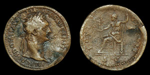 Domitian - Jupiter - Sestertius