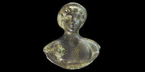 Bronze Mercury Bust Mount