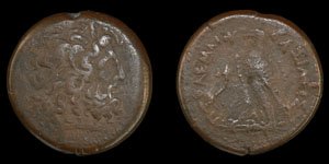 Egypt - Ptolemy IV - AE38